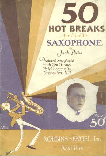 50 Hot Breaks for Eb Alto Saxophone by Jack Pettis-1926